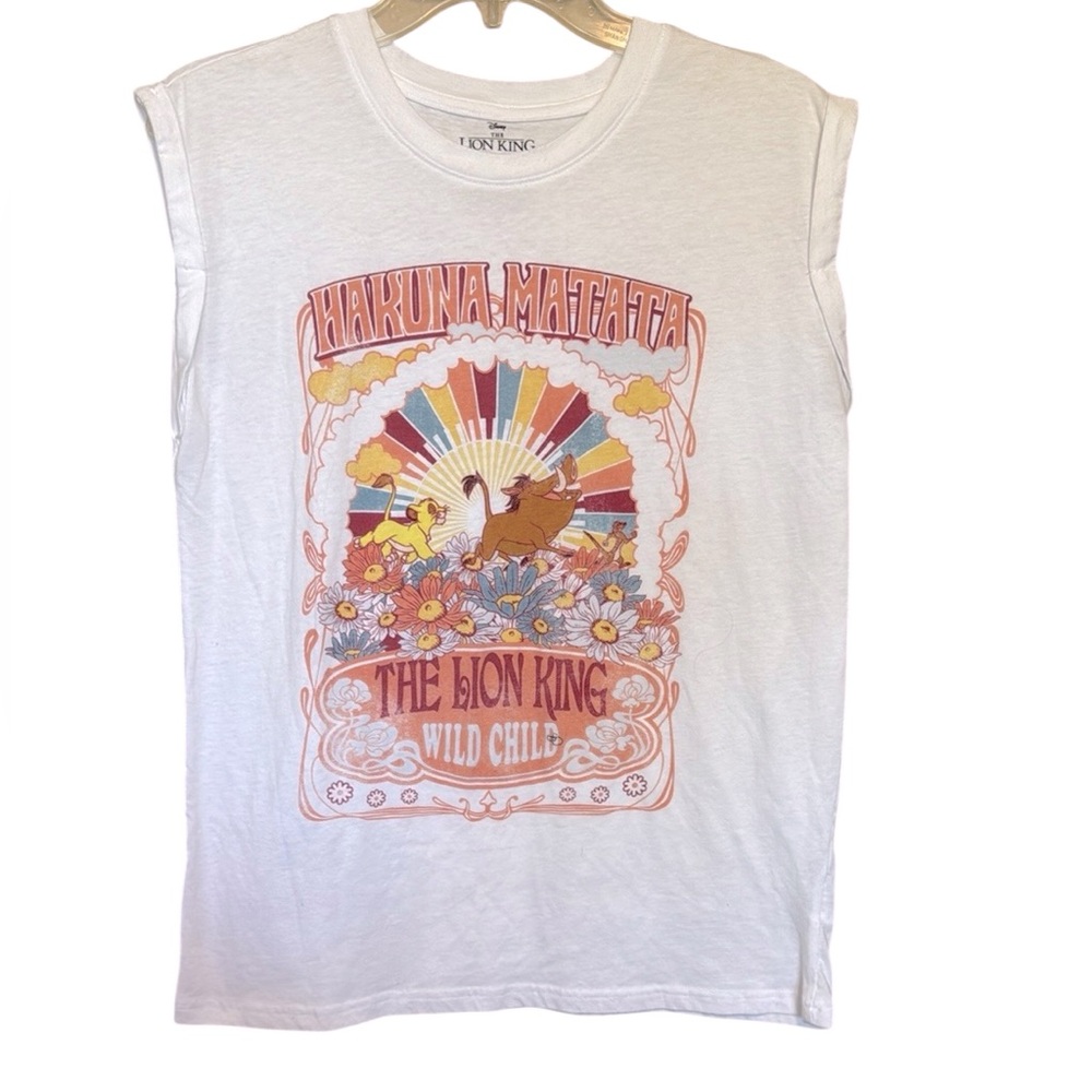 Disney Girl’s Lion King Hakuna Matata Sleeveless Oversize T shirt size L (11/13)